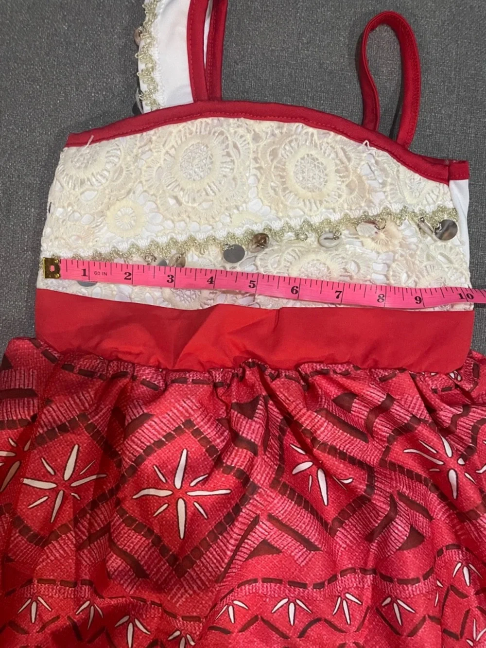 Princess Adventure Costume Dress for Girl Lace Tutu Dress (Moana)?